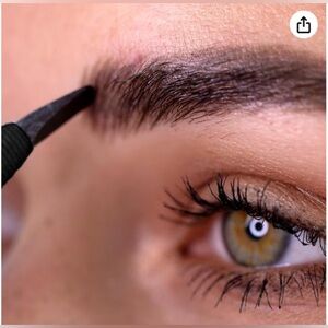 Eyebrow fill in soft pencil for pre-microblading - Brown- swatched only.